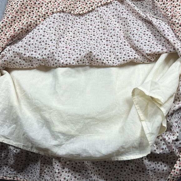 Christy Dawn Claire Dress Womens Size Large in Primrose Ditsy Cream Sleeveless - Picture 7 of 13